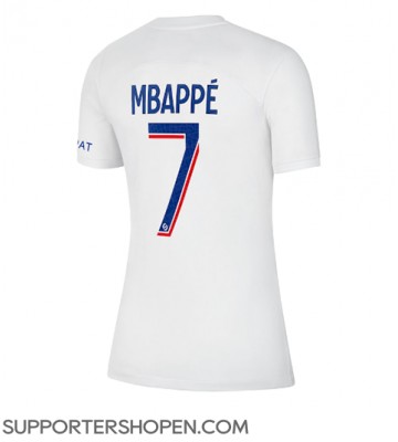 Paris Saint-Germain Kylian Mbappe #7 Tredje Matchtröja Dam 2022-23 Kortärmad